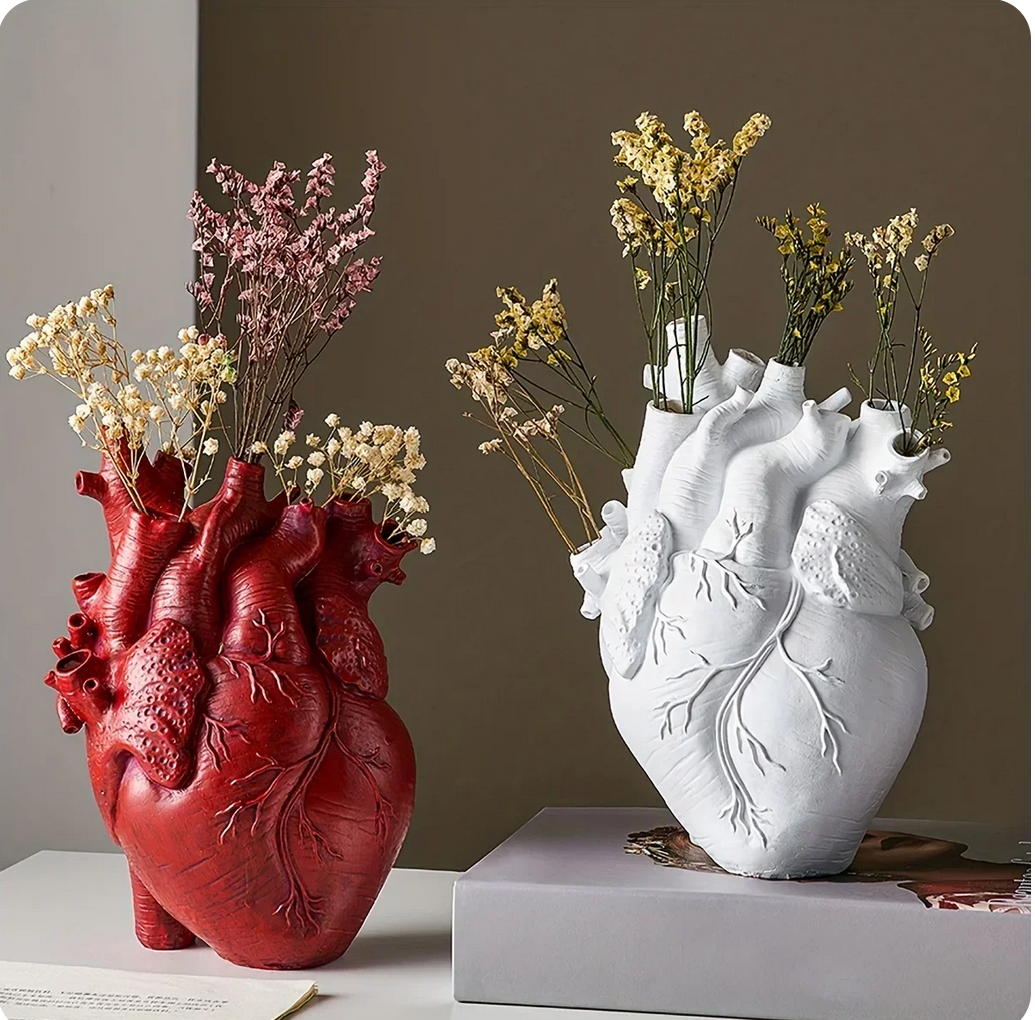Heart Vase Flower Connection