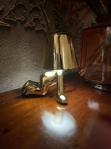 Lamps Gold Man Office  Creative Art