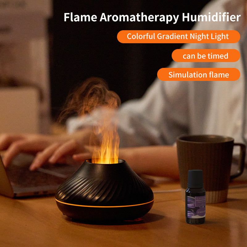 Warm Flamme Arôme Humidifier