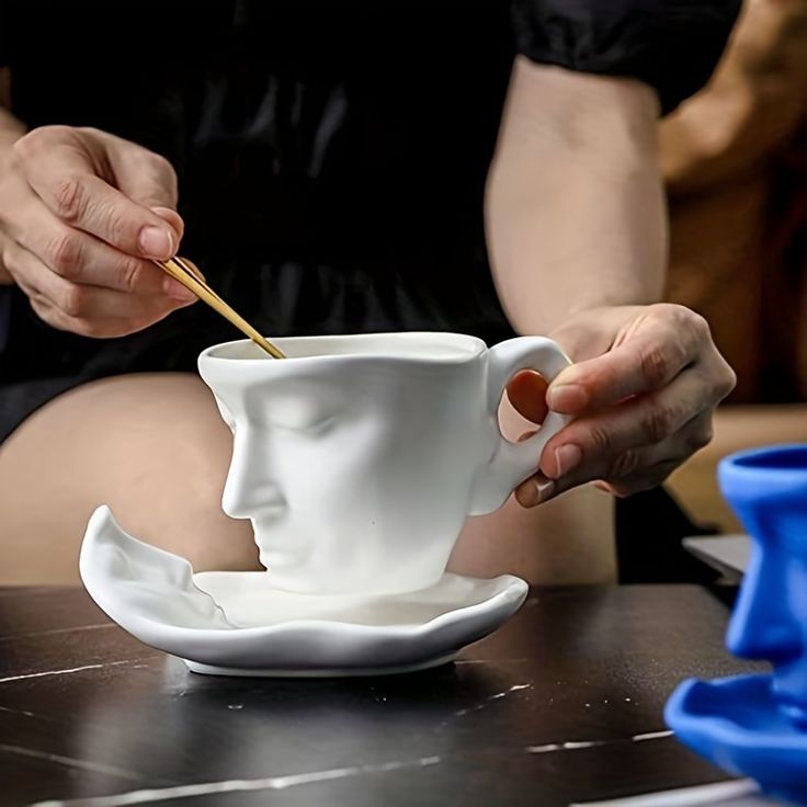 Double Face Cup tea coffee luxury  Discover Your Signature Mug !!