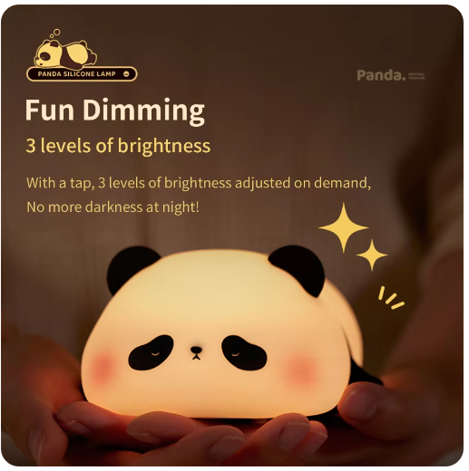 LED cute little panda night light