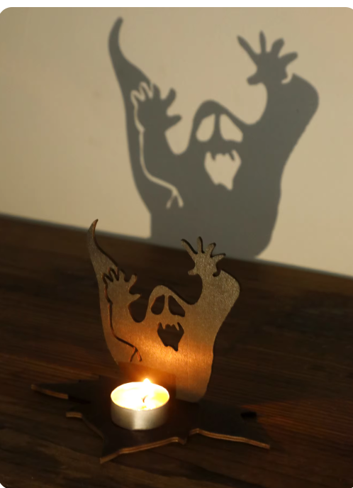 Halloween Ghost Candle Holder, Christmas Decoration, Hereafter, Candlestick Ornament