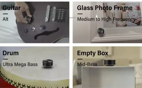 Wireless Bone Conduction Speaker, Bluetooth Compatible, TWS Stereo, Dual Sound, Humbird Mini Audio Box with Calling Function and FM Radio