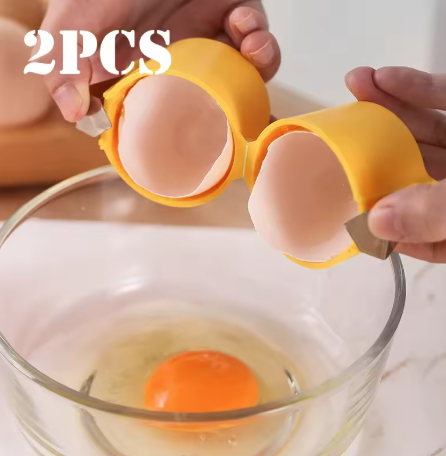 Multifunctional egg shell opener, portable egg cracker separator