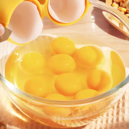 Multifunctional egg shell opener, portable egg cracker separator