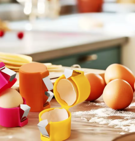 Multifunctional egg shell opener, portable egg cracker separator