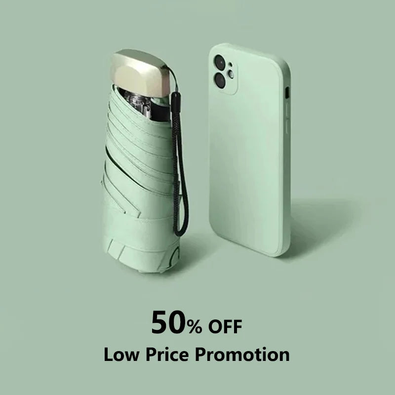 Innovative Pocket Sunny and Rainy Umbrella