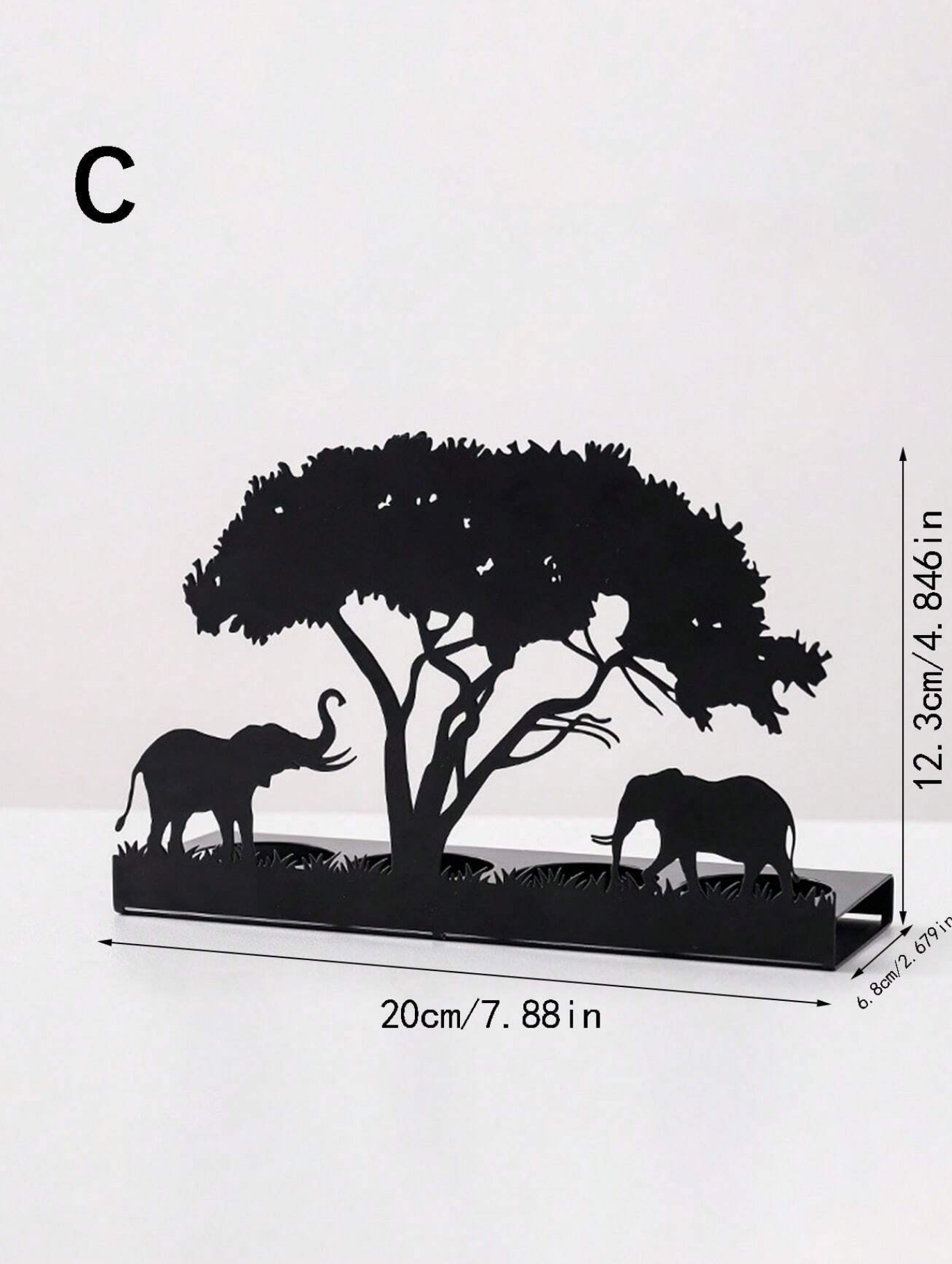 Creative Iron Candlestick for Restaurant Table Decoration Romantic Dinner