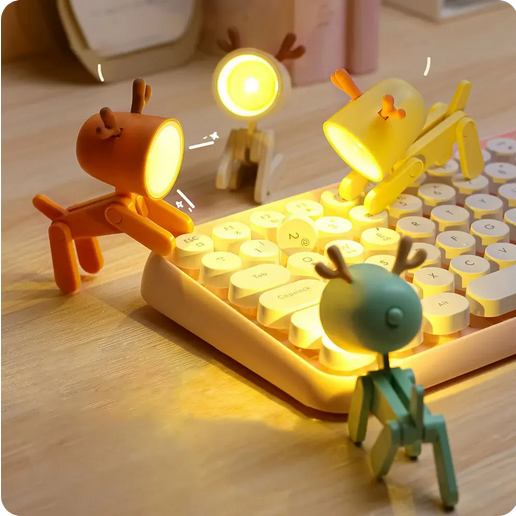 Cute Portable LED Folding Desk Lamp