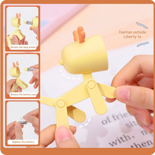 Cute Portable LED Folding Desk Lamp