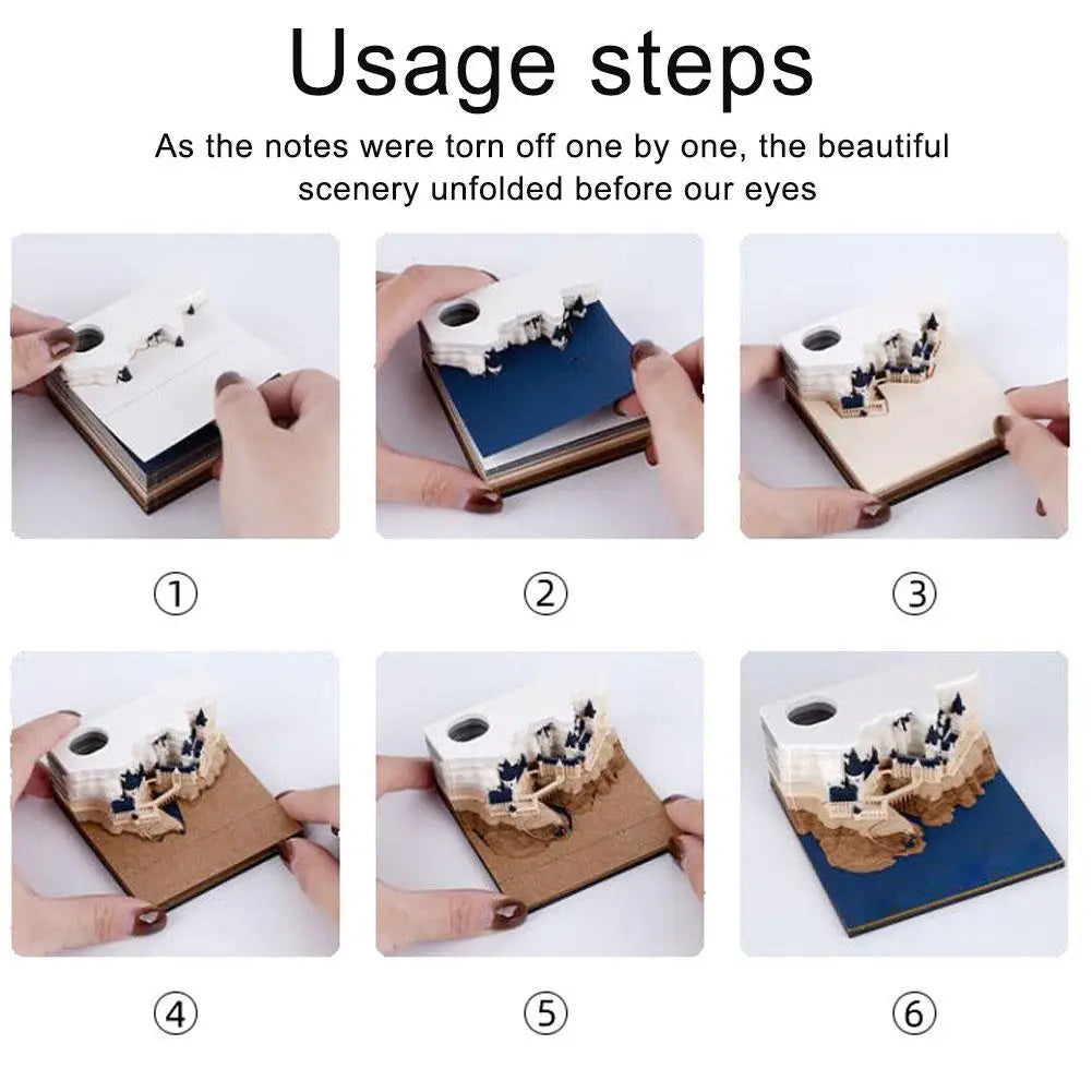 3D Warm Magic Memo Castle Story