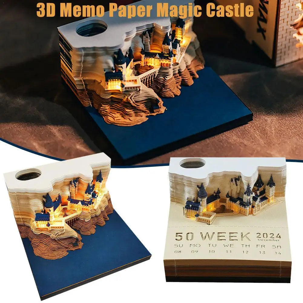 3D Warm Magic Memo Castle Story