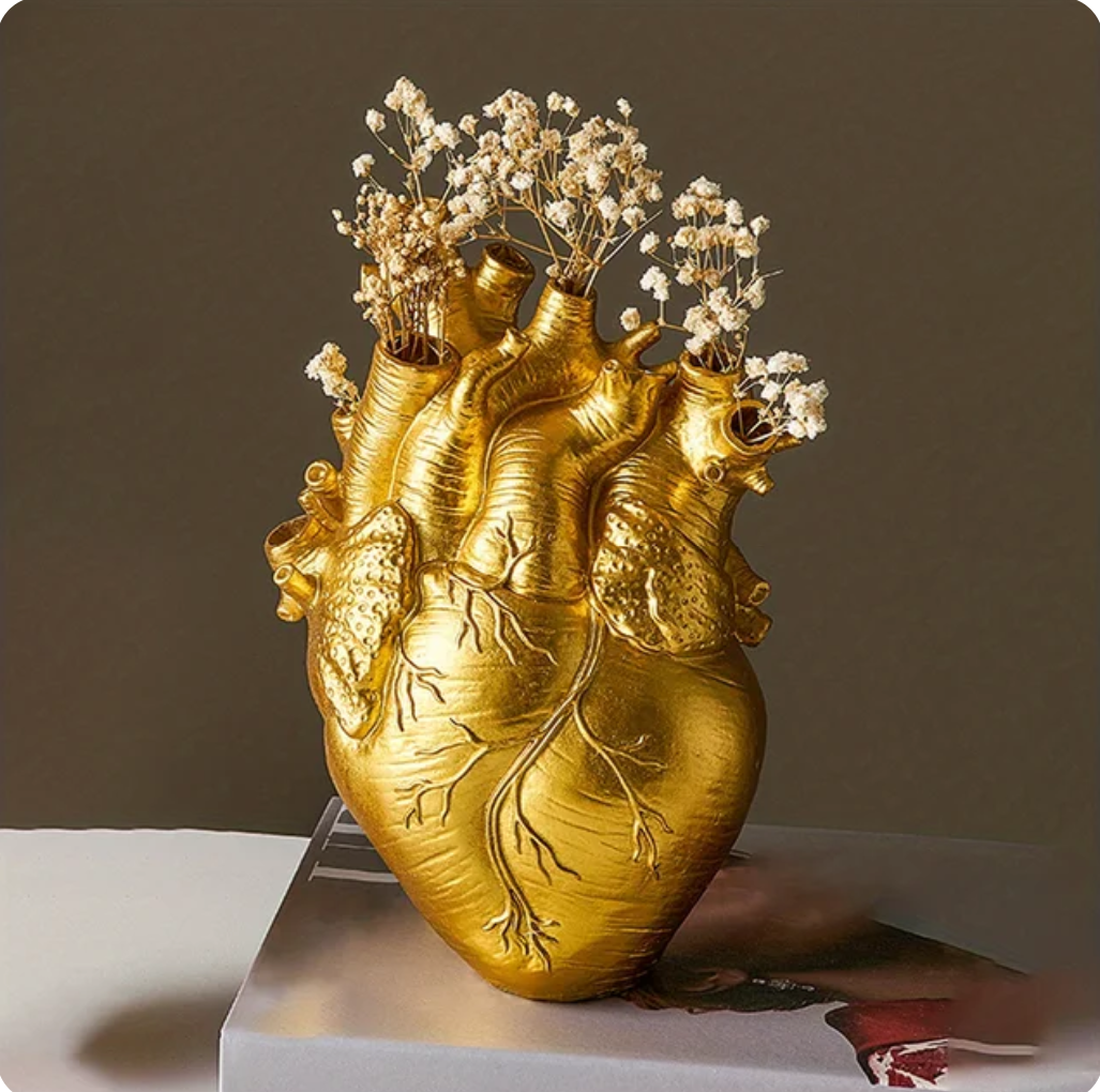 Heart Vase Flower Connection