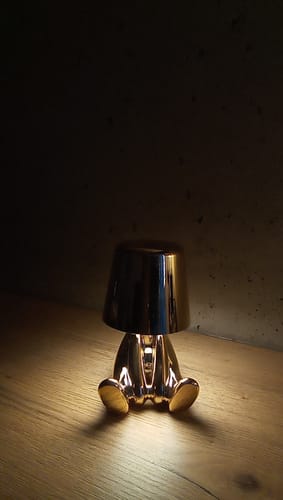 Lamps Gold Man Office  Creative Art