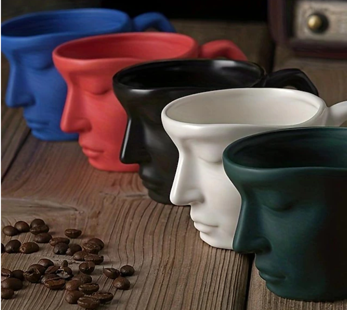 Double Face Cup tea coffee luxury  Discover Your Signature Mug !!
