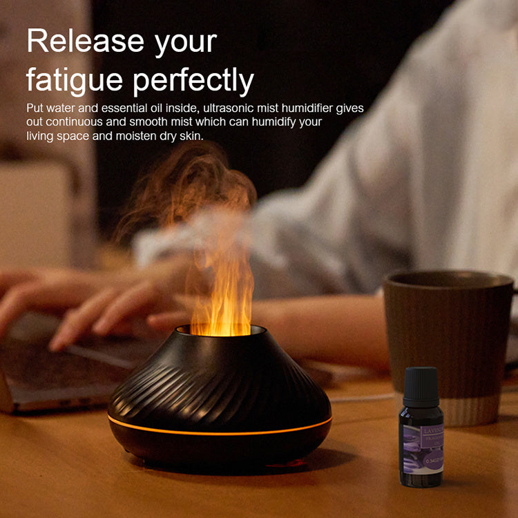 Warm Flamme Arôme Humidifier