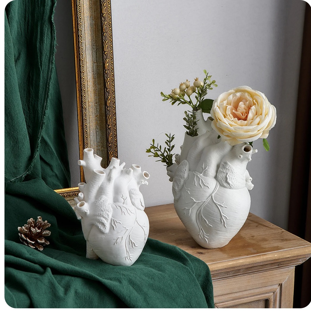 Heart Vase Flower Connection