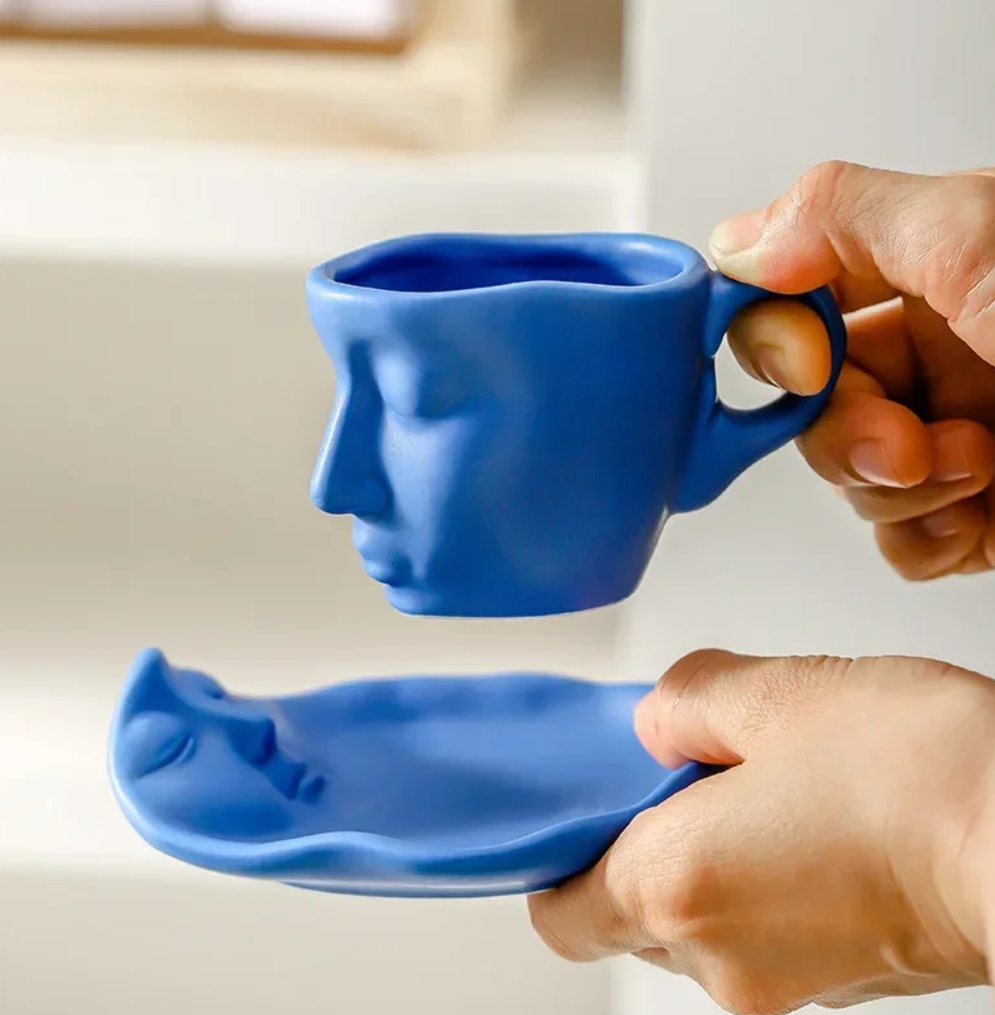 Double Face Cup tea coffee luxury  Discover Your Signature Mug !!