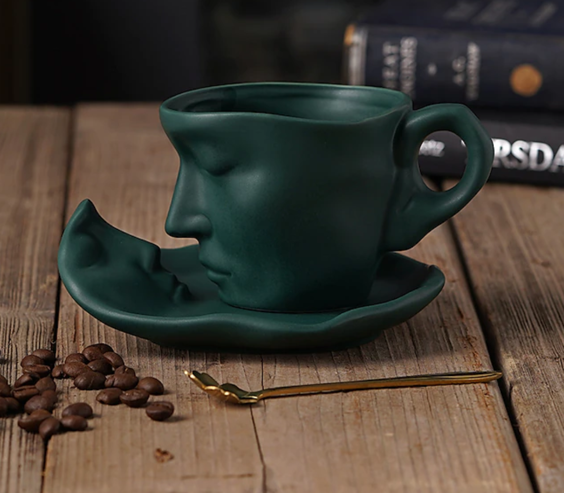 Double Face Cup tea coffee luxury  Discover Your Signature Mug !!