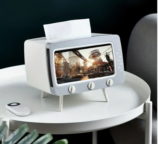 Tv Tissue Holder Phone stand for kdrama movie