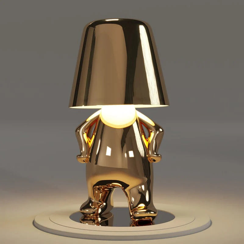 Lamps Gold Man Office  Creative Art