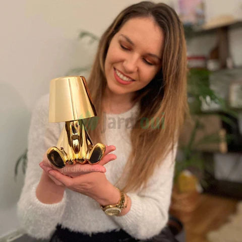 Lamps Gold Man Office  Creative Art